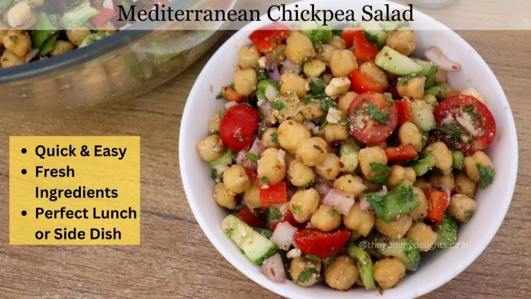 Mediterranean Chickpea Salad: Simple, Fresh, Perfect