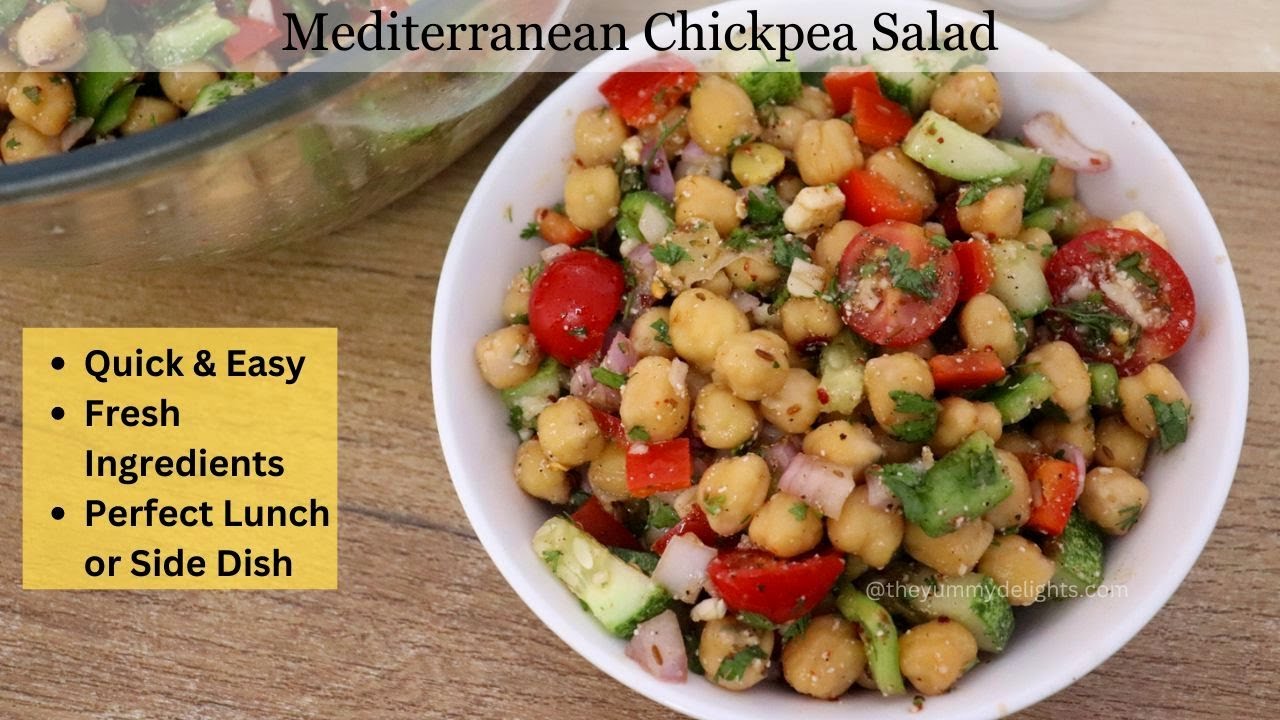 Mediterranean Chickpea Salad: Simple, Fresh, Perfect